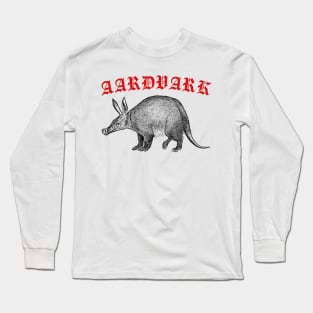 AARDVARK / Snouty beast fan art design Long Sleeve T-Shirt